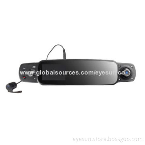 Shock-proof Car Rear Vehicle Backup Camera with 3.0-inch, GPS, G-sensor, Three Lens